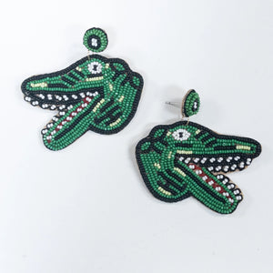 Gator Head Earrings