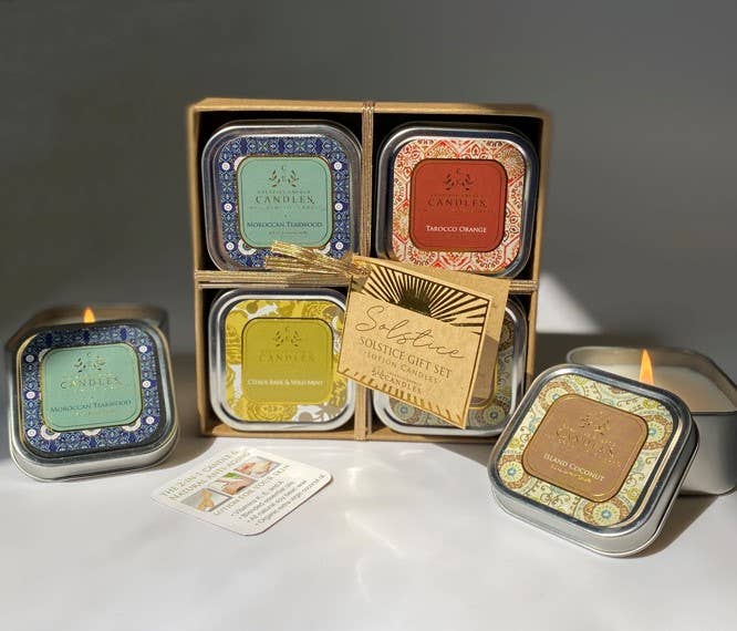Solstice Gift Set- Lotion Candles