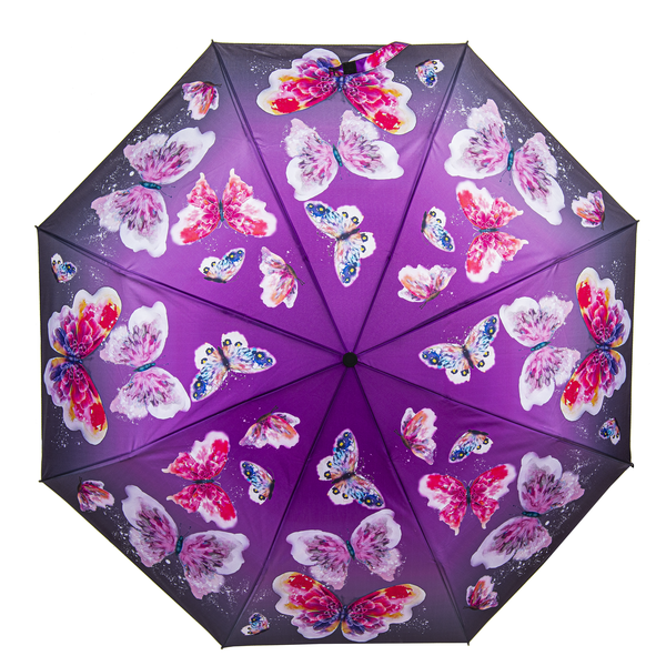 Folding Umbrella-Purple/Pink