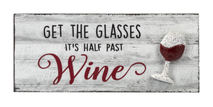 Wine Shelf Sitter-Glasses