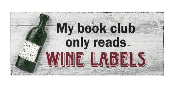 Wine Shelf Sitter-Book Club