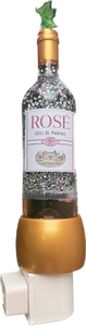 Rose Wine Bottle Night Light