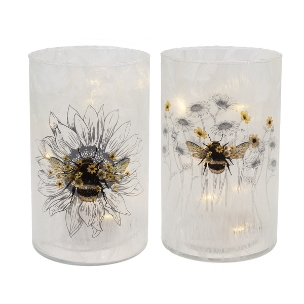 LED Light Up Bee Vase
