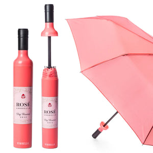 Rose Wine Bottle Umbrella