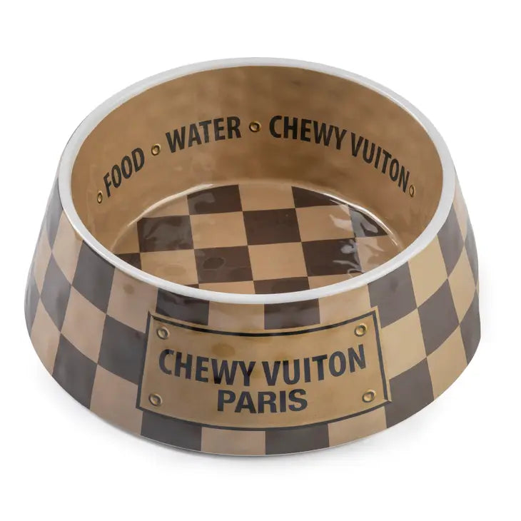 Chewy Vuiton Large Dog Bowl